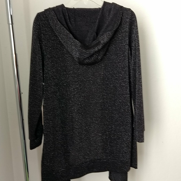 New Juicy Couture Long Light Sparkling Sweater Jacket with Hood (NWT) - Picture 3 of 4